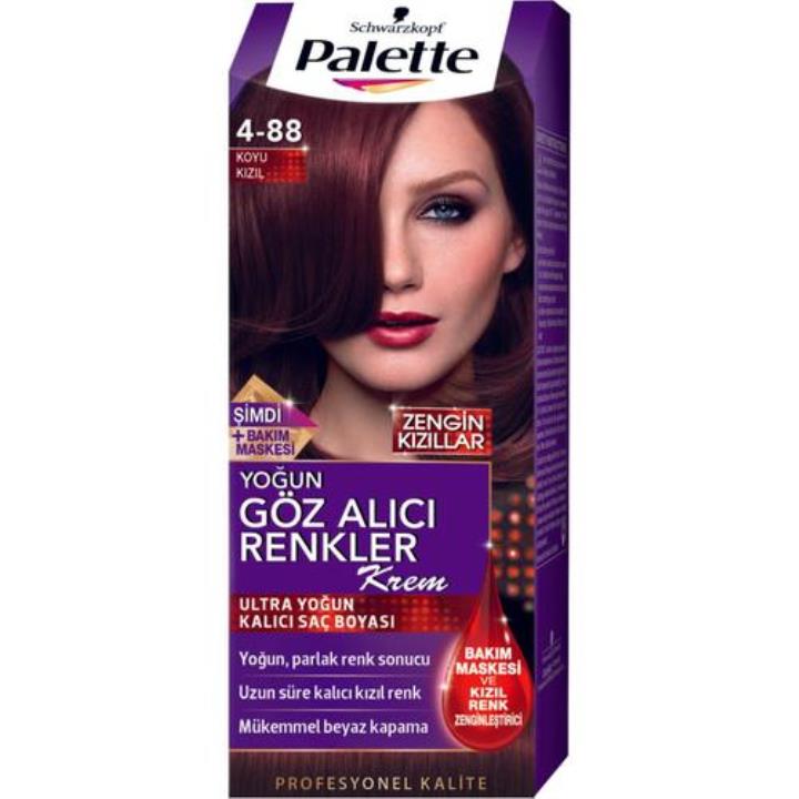 Schwarzkopt Palette 4-88 Koyu Kızıl Krem Saç Boyası  Yorumları