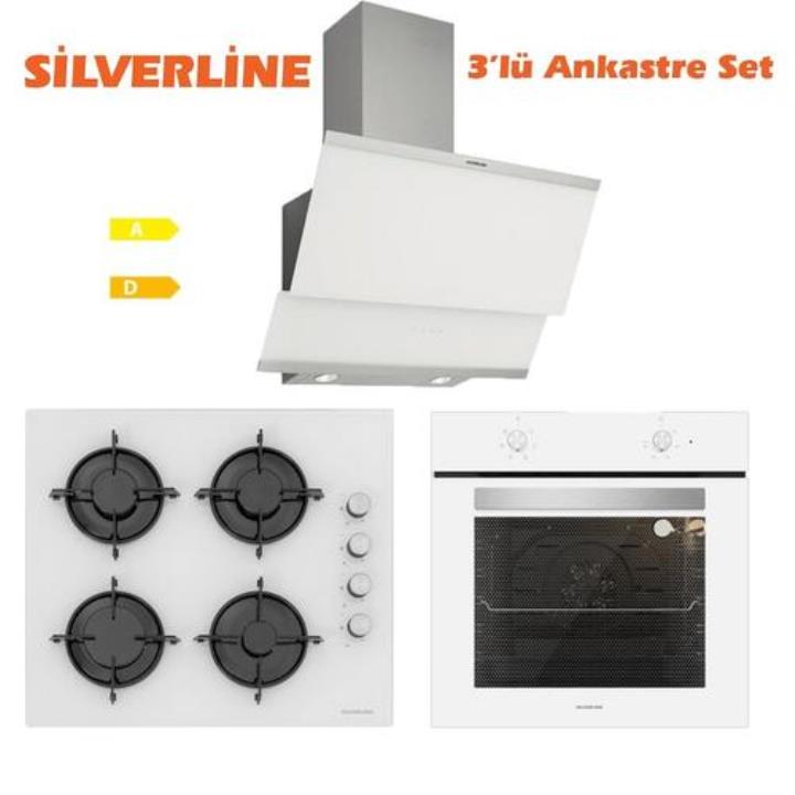 Silverline 3420-CS5349W01-BO6501W01 Classy Beyaz Ankastre Set Yorumları