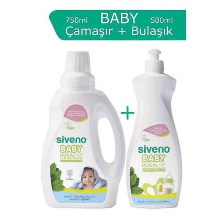 Siveno Baby Çamaşır Sabunu 750 Ml+ Biberon Temizleyici 500 Ml Yorumları