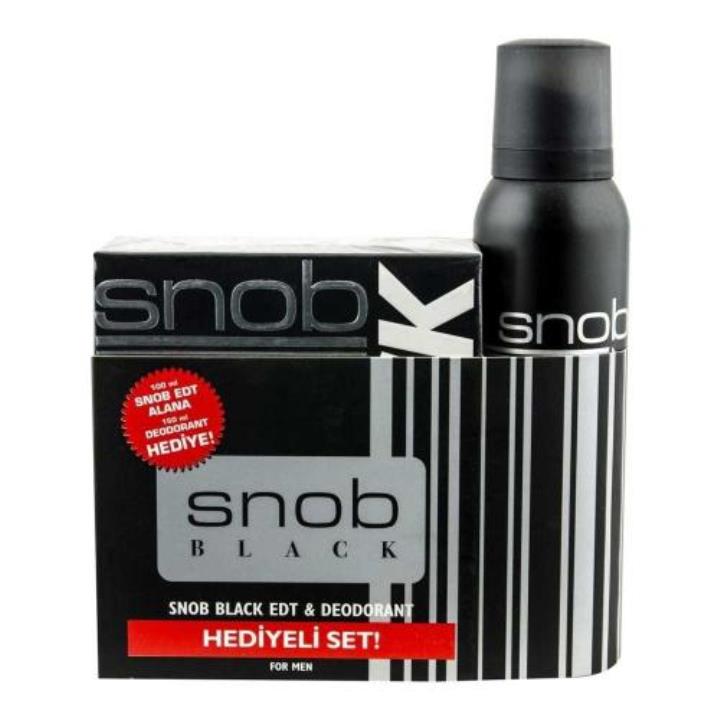 Snob Black Edt 100 ml + 150ml Deo Erkek Parfüm Seti Yorumları