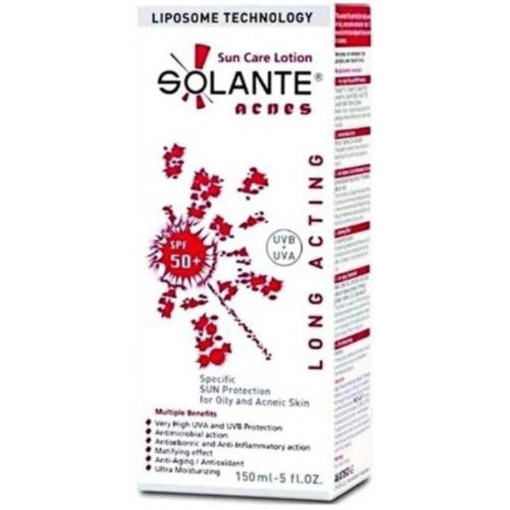 Solante 150 ml Acnes Lotıon Spf 50 Sivilceli Ciltler İçin Losyon Yorumları