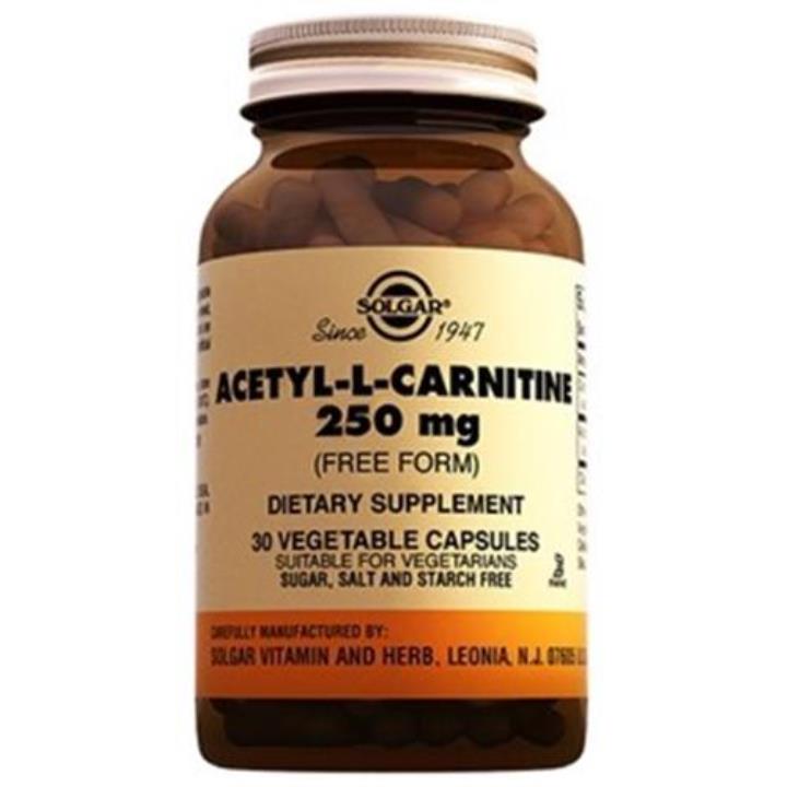 Solgar Acetyl L-Carnitine 250 mg 30 Vejeteryan Kapsül Yorumları