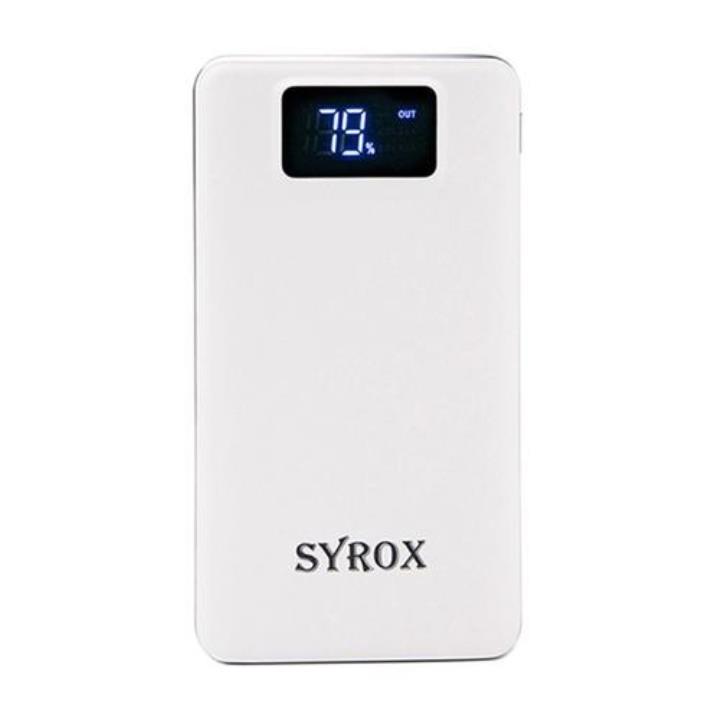 Syrox 12000 mAh 2A-1A Çift Çıkışlı Taşınabilir Şarj Cihazı Beyaz Yorumları