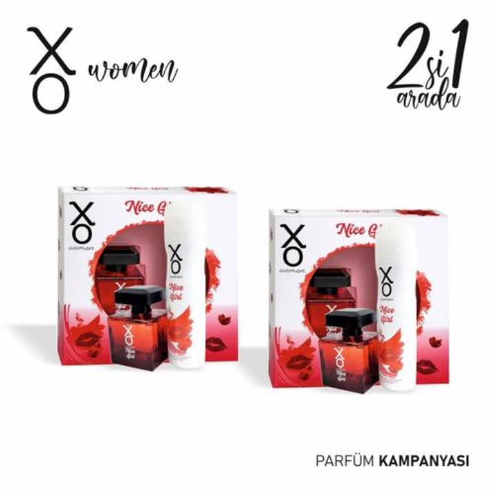 Xo 2 Adet Nice Girl Women EDT 100 ml Kadın Parfüm+125 ml Deodorant Seti Yorumları