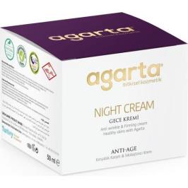 Agarta 50 ml Doğal Yaşlandırma Karşıtı Anti Aging Gece Kremi