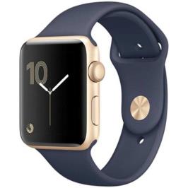 Apple Watch S2 MQ152TU/A 42mm Roze Altın Rengi Alüminyum Kasa Gece Mavisi Spor Kordon Akıllı Saat