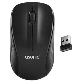 Asonic AS-WM5 Siyah USB Optik Kablosuz Mouse