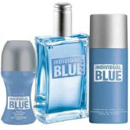Avon İndividual Blue 100 ml EDT 3'lü Erkek Parfüm Seti
