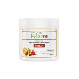 Avon Nature Pro At Kestanesi ve Kırmızı Biberli 500 ml Balsam