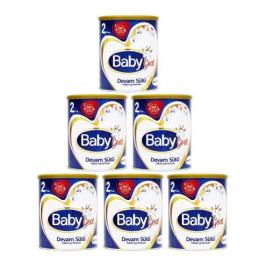 Baby Goat 2 Keçi Sütü Bazlı 6+ Ay 6x400 gr Çoklu Paket Bebek Devam Sütü