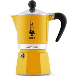 Bialetti 4982 3 Kişilik Sarı Rainbow Moka Espresso Kahve Makinesi