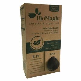 Biomagic 6.11 Doğal Yoğun Küllü Koyu Kumral Saç Boyası