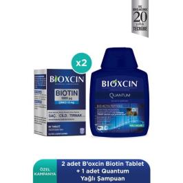 Bioxcin Biotin 5000 Mcg 60 Tablet + 300 ml Biotin Şampuan