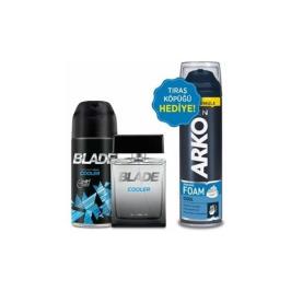 Blade Cooler EDT 100 ml + Deodorant 150 ml + Arko Men 200 ml Tıraş Köpüğü Erkek Parfüm Seti