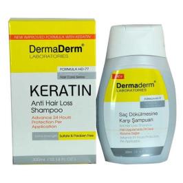 DermaDerm  300ml Keratin Saç Dökülmesi Şampuanı