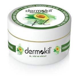 Dermokil Natural Skin Avokado Yağı 300 ml Nemlendirici El Yüz Ve Vücut Kremi