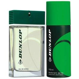 Dunlop Klasik Yeşil EDT 100 Ml ve 150 Ml Deodorant Erkek Parfüm Seti