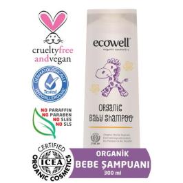 Ecowell Organik 300 ml Bebe Şampuanı