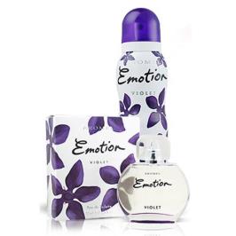 Emotion Violet EDT 50 ml + Deodorant 150 ml Kadın Parfüm Seti