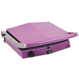 Emsan Bella Gusto Violet 2000 W 6 Adet Pişirme Kapasitesi Granit Çıkarılabilir Plaka Izgara ve Tost Makinesi