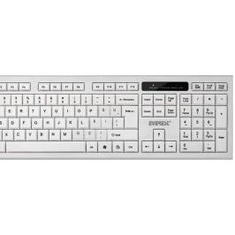 Everest KM-6121 Beyaz Kablosuz Q Slim Klavye + Mouse Set