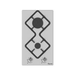 Ferre KA020 Karad 2 Gözlü Gazlı Cam Yüzeyli Domino Ocak
