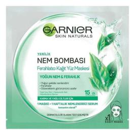 Garnier Nem Bombası Ferahlatıcı Kağıt Yüz Maskesi