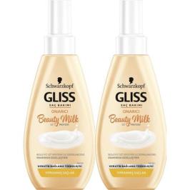 Gliss Beauty Milk Canlandırıcı Süt Proteini 150x2 ml Saç Bakım Kremi
