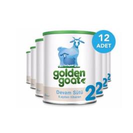 Golden Goat 2 Keçi Sütü Bazlı 6+ Ay 12x400 gr Çoklu Paket Devam Sütü
