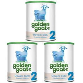 Golden Goat 2 Keçi Sütü Bazlı 6+ Ay 3x400 gr Çoklu Paket Devam Sütü