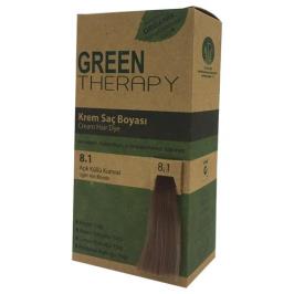 Green Therapy 8.1 Açık Küllü Kumral Krem Saç Boyası