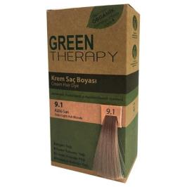 Green Therapy Krem 9.1 Küllü Sarı Saç Boyası