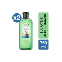 Herbal Essences Aloe Gücü + Bambu Sülfatsız 2x380 ml Şampuan