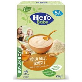Hero Baby 5-36 Ay 400 gr Sütlü İrmikli Ballı Kaşık Maması