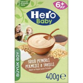 Hero Baby 6+ Ay 400 gr Sütlü 8 Tahıllı Peynirli Pekmezli