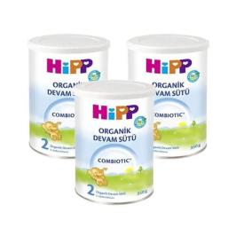 Hipp 2 Combiotic Organik 6+ Ay 3x350 gr Çoklu Paket Bebek Devam Sütü
