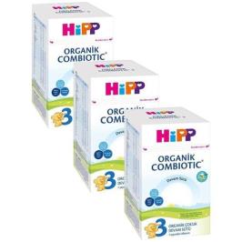 Hipp 3 Organik 3x800 gr Devam Sütü