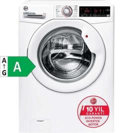 Hoover H3WS 411TAME/1-17 A Sınıfı 11 Kg Yıkama 1400 Devir NFC Bağlantılı Çamaşır Makinesi Beyaz