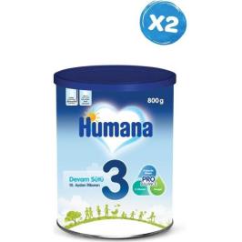 Humana 3 10+ 2x800 gr Çoklu Paket Bebek Devam Sütü
