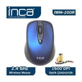 Inca IVM-200R- 2.4 GHZ Lacivert Wireless Nano Mouse