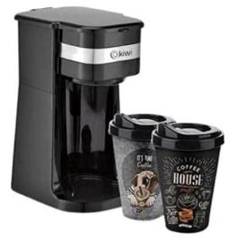 Kiwi KCM-7515 1000 W 330 ml 2 Fincan Filtre Kahve Makinesi Siyah