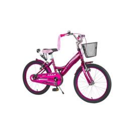Kldoro KD-017 Siyah-Fuşya Lastik 20 Jant Bisiklet Kız Çocuk Bisikleti