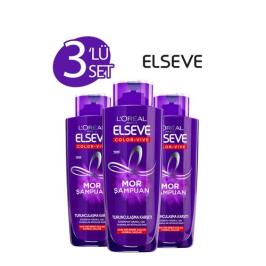 Loreal Elseve Color Vive 3x200 ml Mor Şampuan