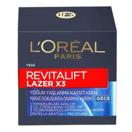 Loreal Paris Revitalift Laser X3 50 ml Gece Bakım Kremi