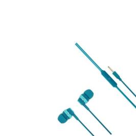 MF Product Acoustic 0090 Mavi Mikrofonlu Kablolu Kulak İçi Kulaklık