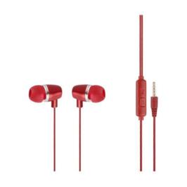 MF Product Acoustic 0095 Kırmızı Mikrofonlu Kablolu Kulak İçi Kulaklık