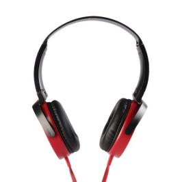 MF Product Acoustic 0106 Kırmızı Mikrofonlu Kablolu Kulak Üstü Kulaklık