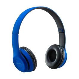 MF Product Acoustic 0131 Mavi Mikrofonlu Kulak Üstü Kablosuz Bluetooth Kulaklık