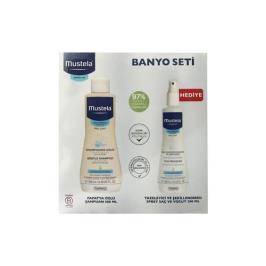 Mustela Gentle Şampuan 500 ml + Skin Freshener Sprey 200 ml Banyo Seti