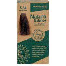 Natura Balance Krem 5.34 Çikolata Kahve Organik Saç Boyası